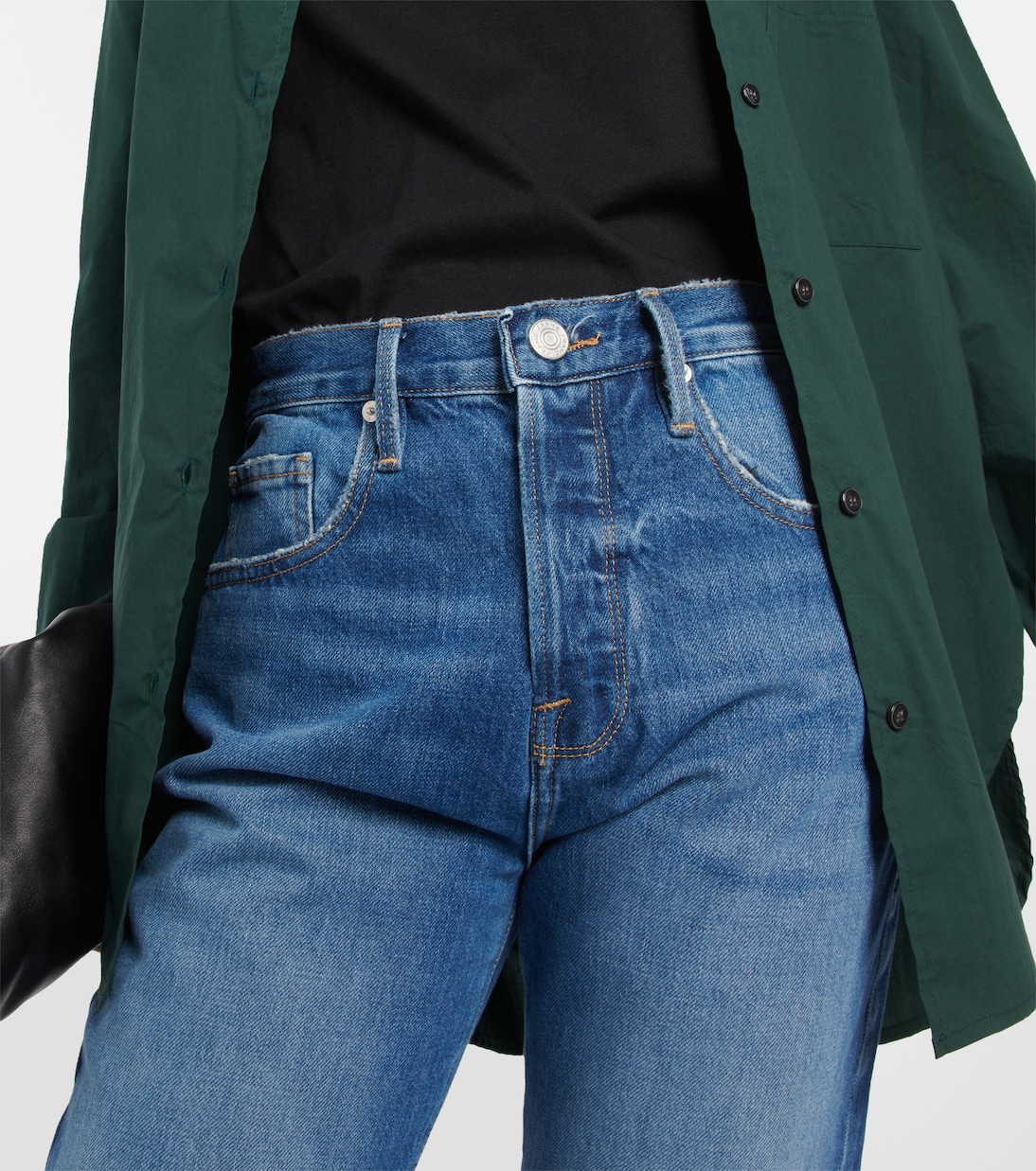 Le Original high-rise straight jeans | Frame