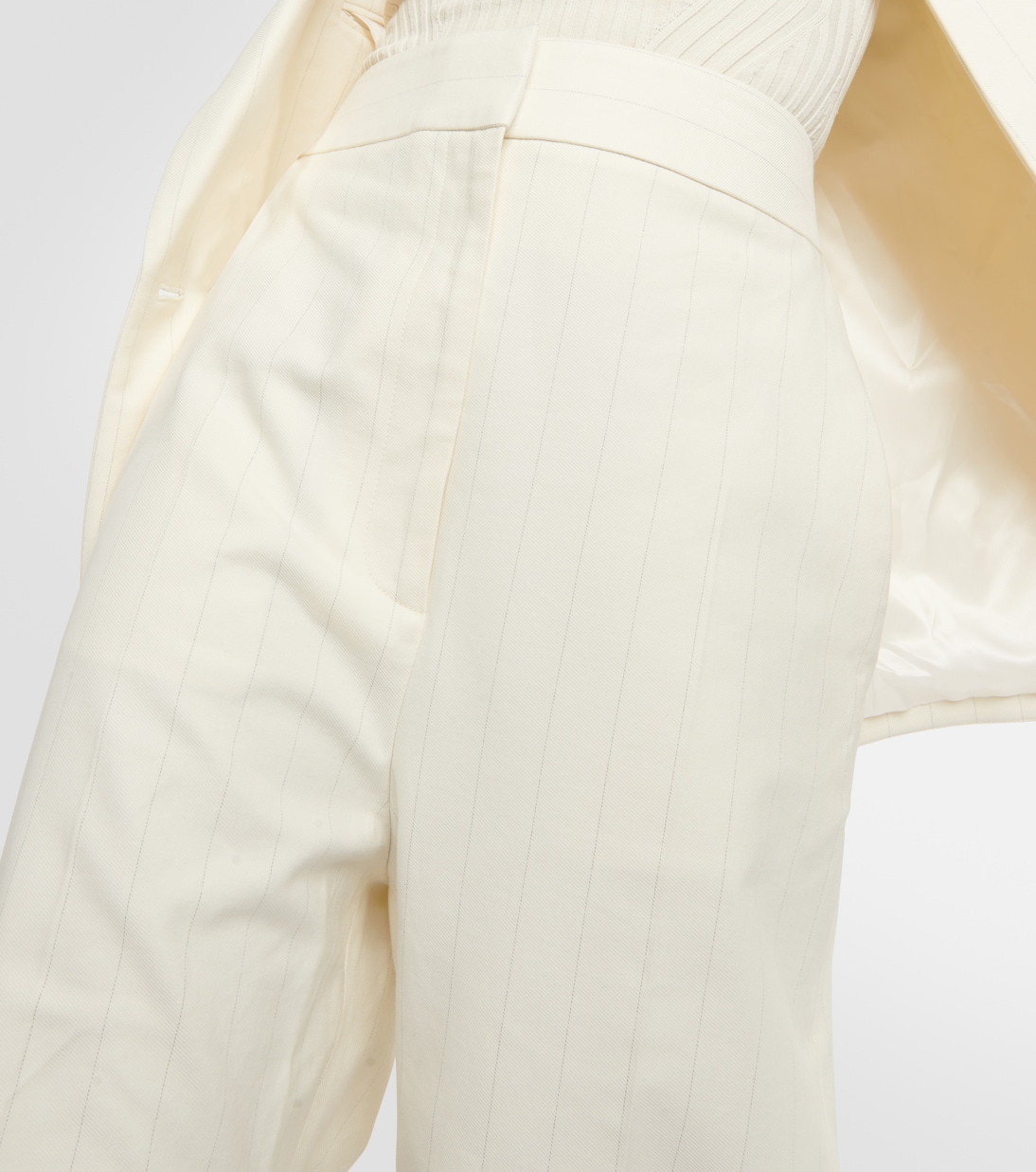 Banton low-rise cotton wide-leg pants | Khaite