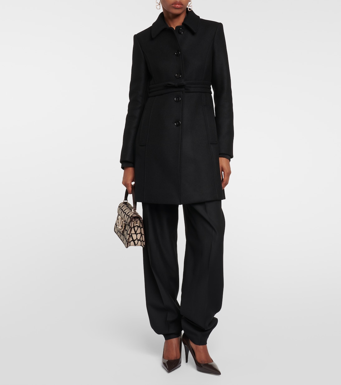 Cappotto monopetto in misto lana | REDValentino