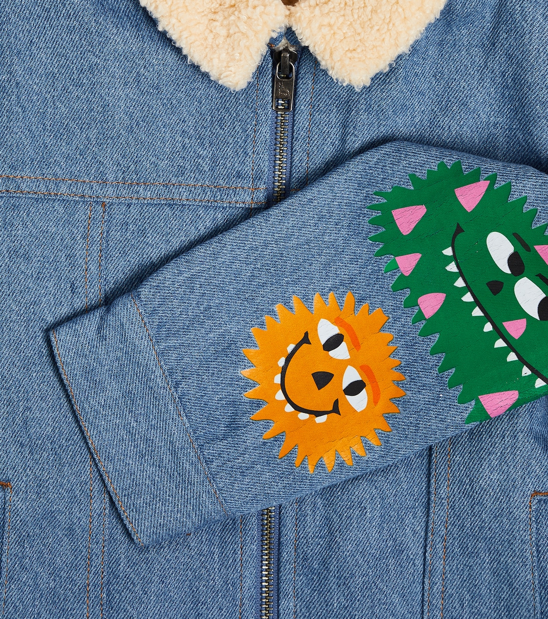 Printed denim jacket | Stella McCartney Kids