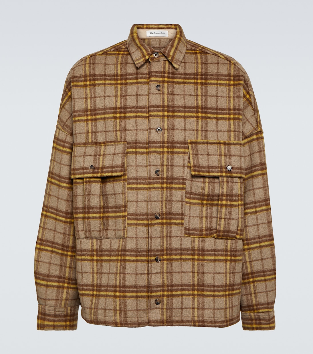 Hemdjacke aus einem Wollgemisch | The Frankie Shop