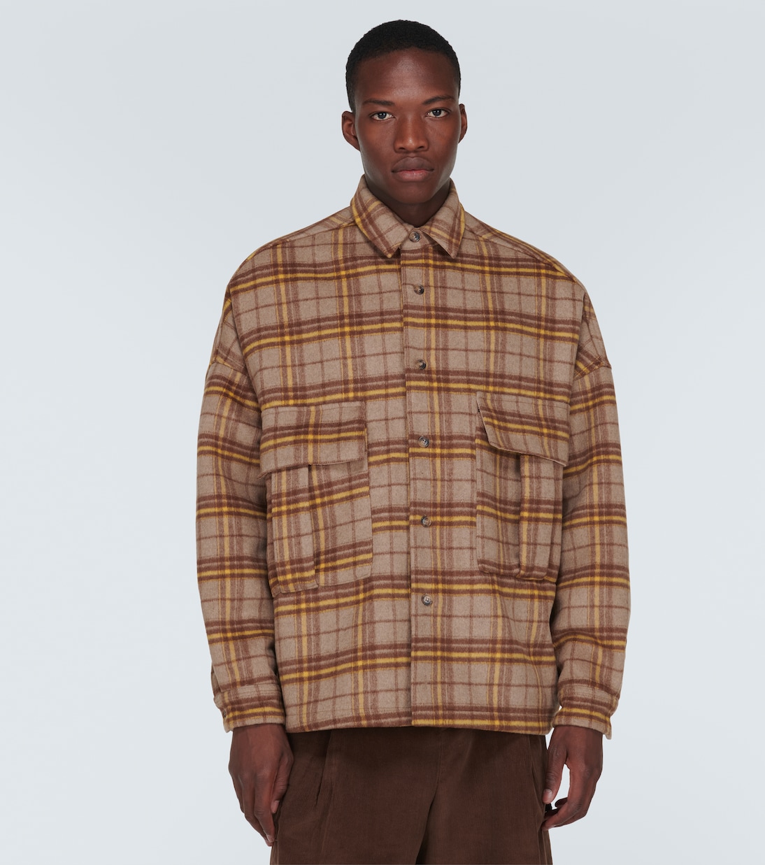 Hemdjacke aus einem Wollgemisch | The Frankie Shop