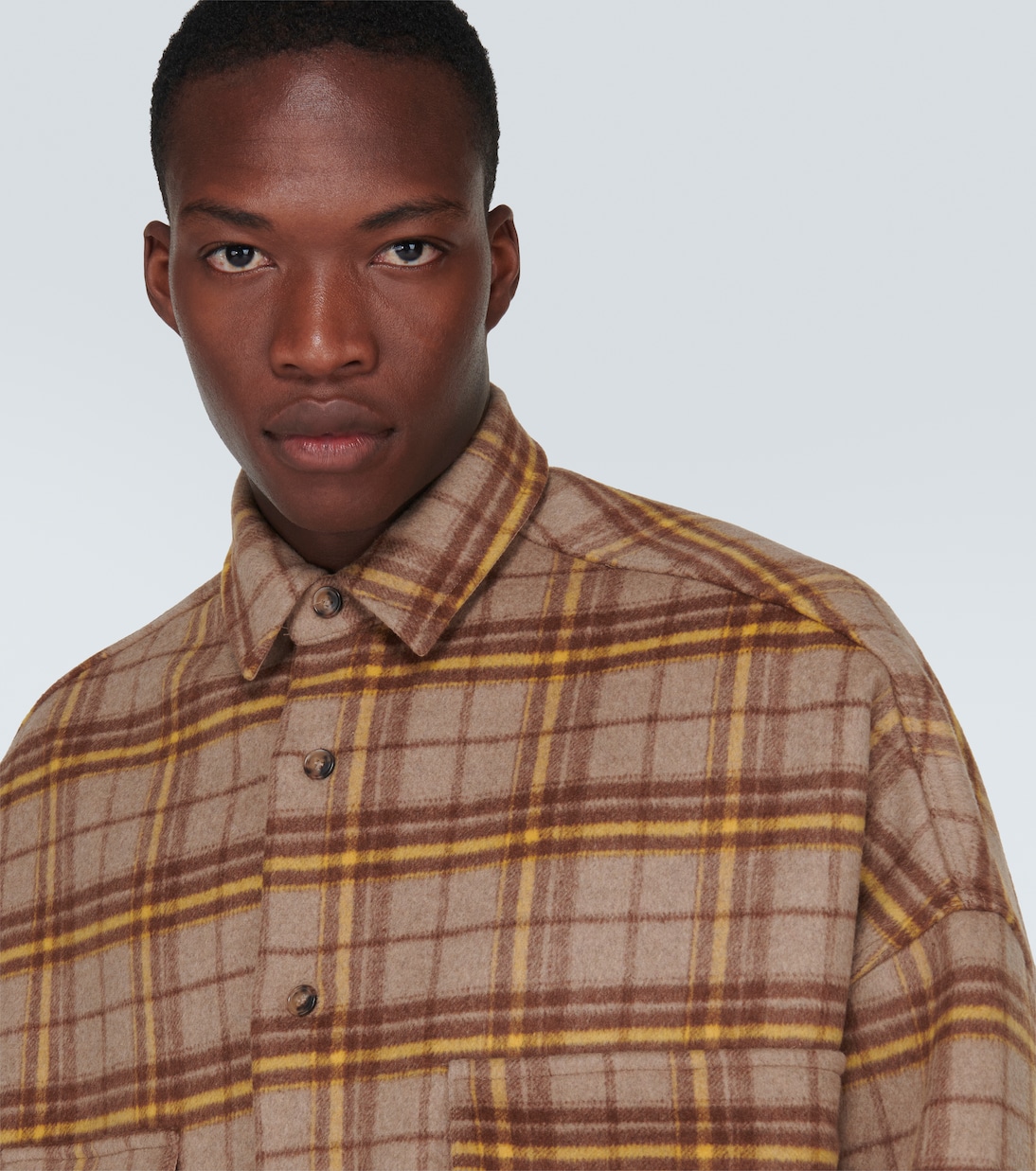 Hemdjacke aus einem Wollgemisch | The Frankie Shop