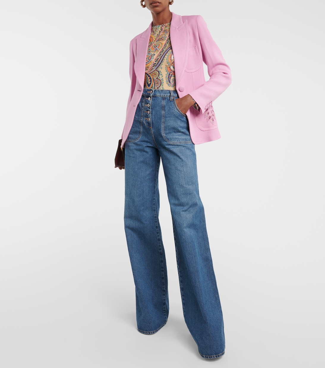 Embroidered flared jeans | Etro