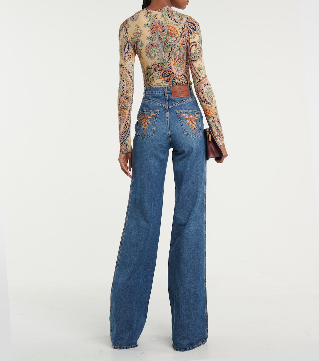 Embroidered flared jeans | Etro