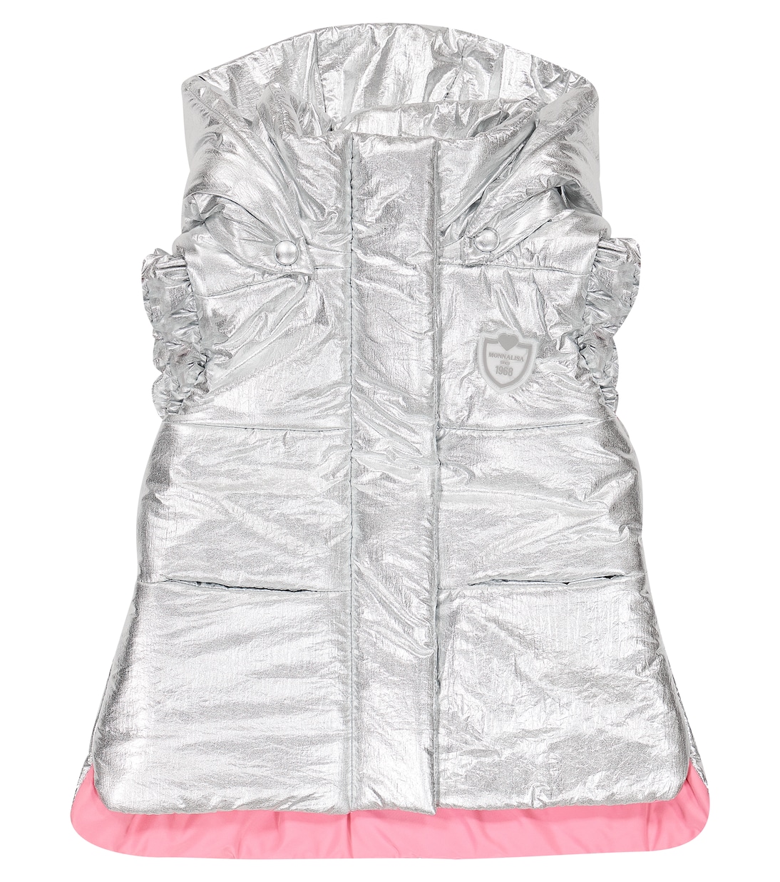 Metallic puffer vest | Monnalisa