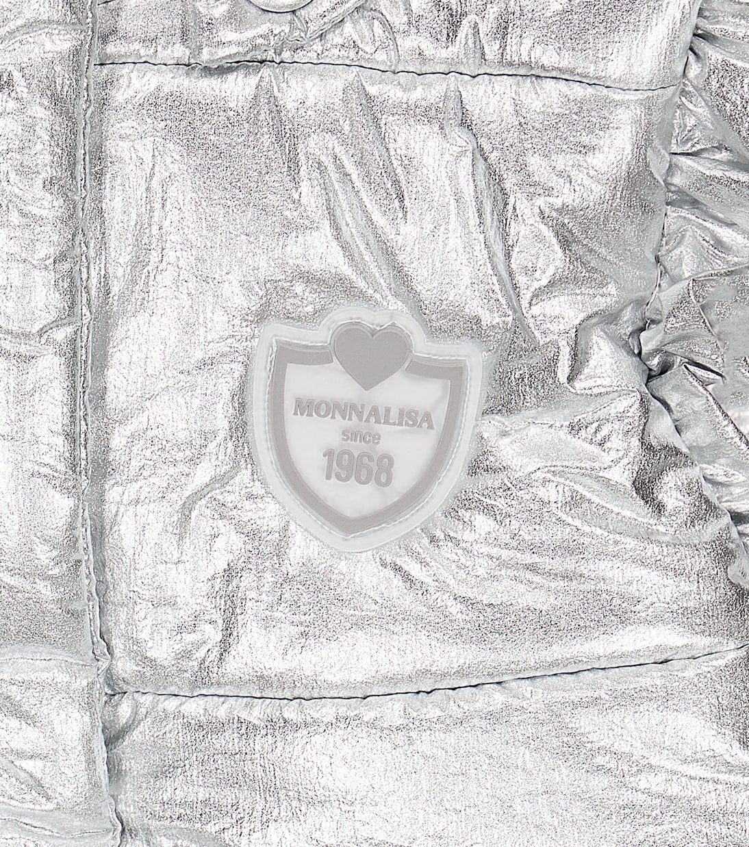 Metallic puffer vest | Monnalisa