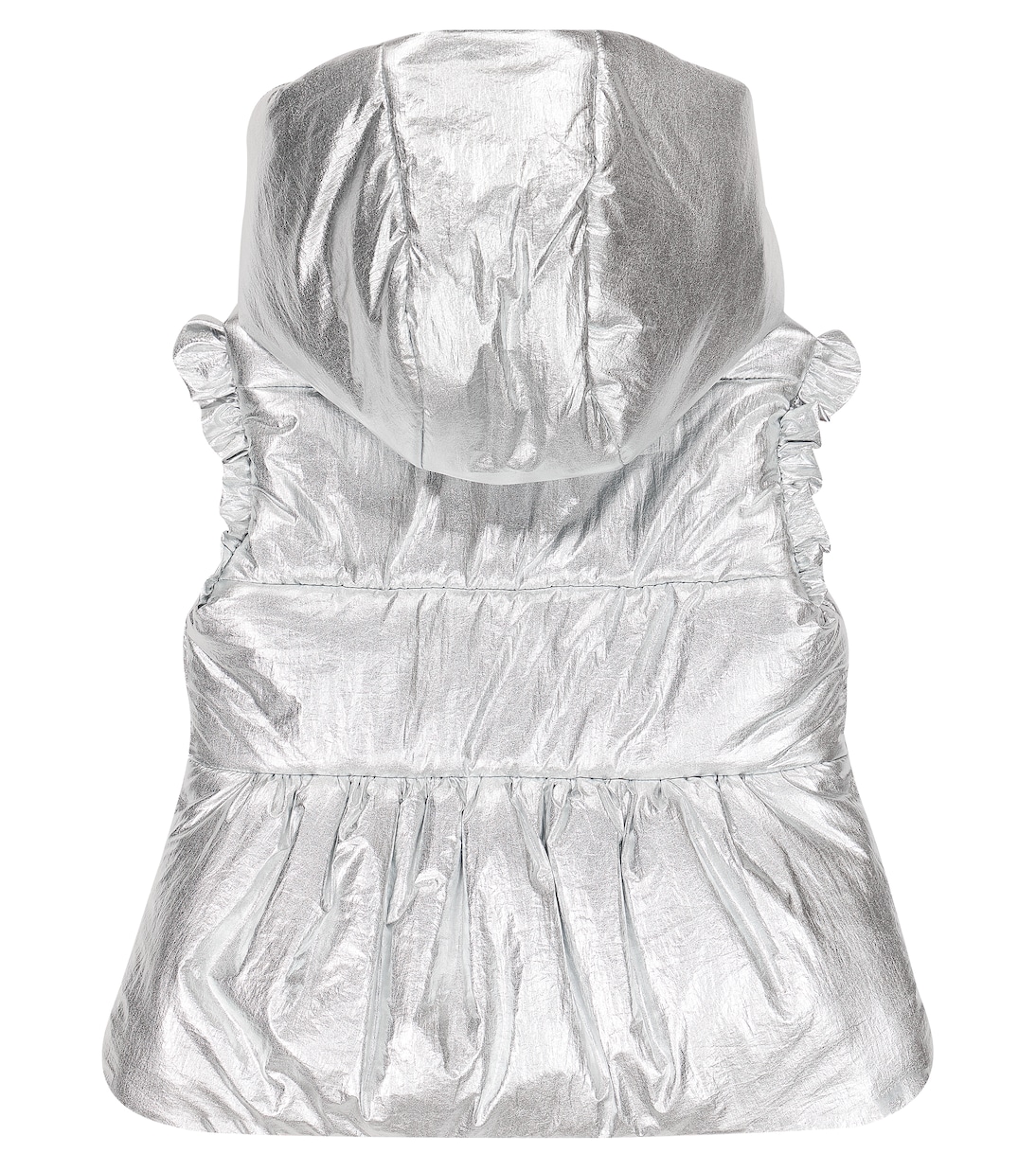 Metallic puffer vest | Monnalisa