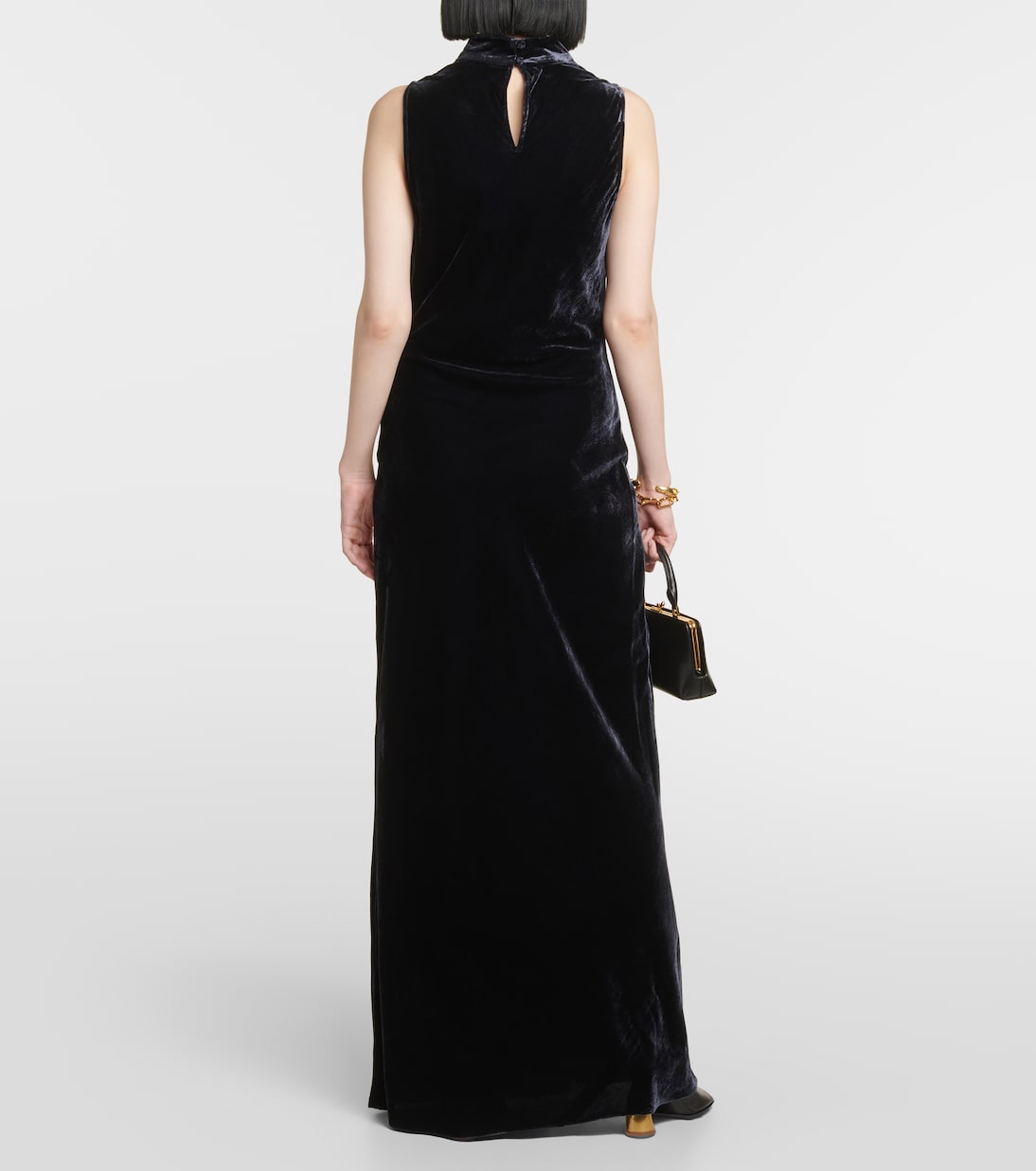 Maxikleid Kura aus Samt | Veronica Beard