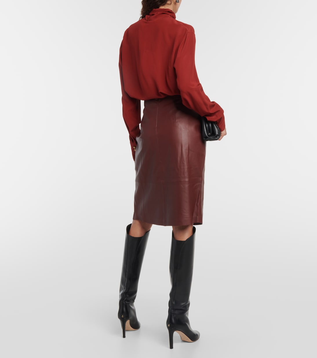 Gonna a tubino in pelle | Vince