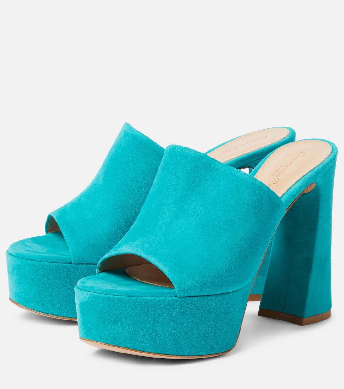 Sandali Holly in suede con plateau | Gianvito Rossi