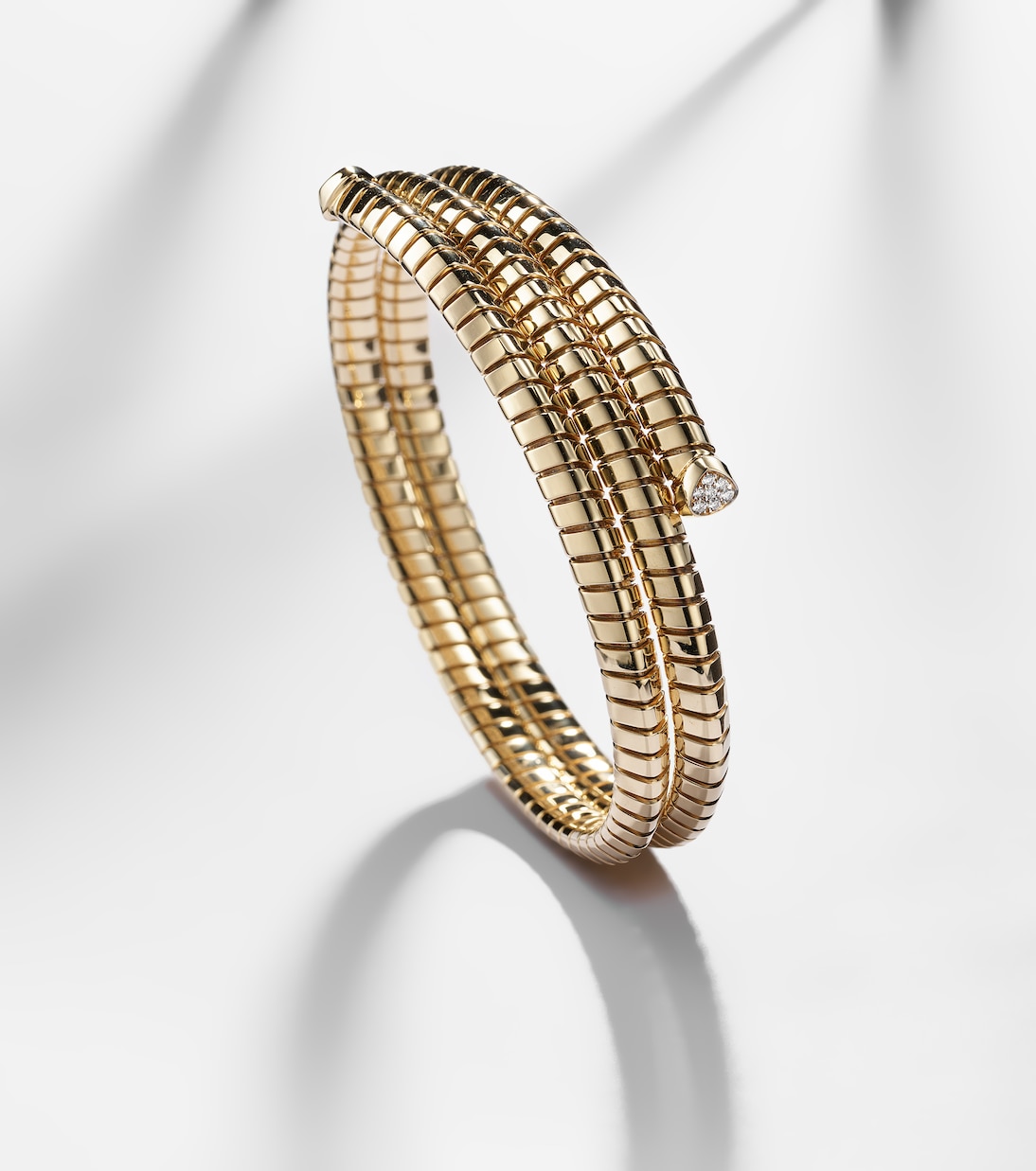 Bracelet Trisolina Triple en or 18 ct et diamants | Marina B