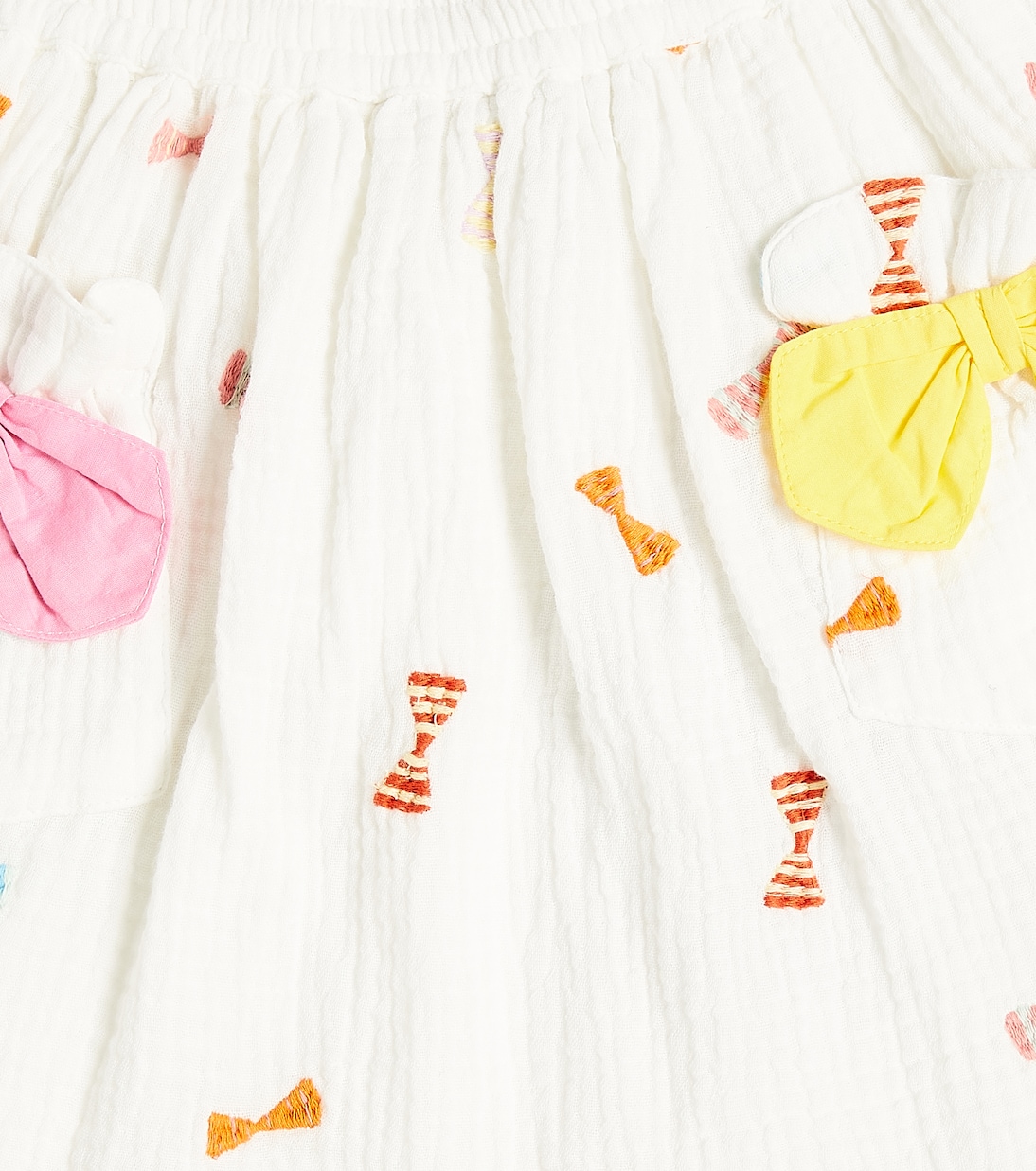 Falda de algodón bordada | Stella McCartney Kids