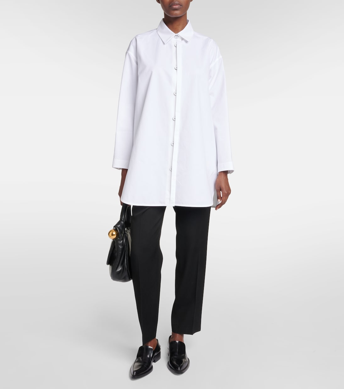 Cotton poplin shirt | Jil Sander