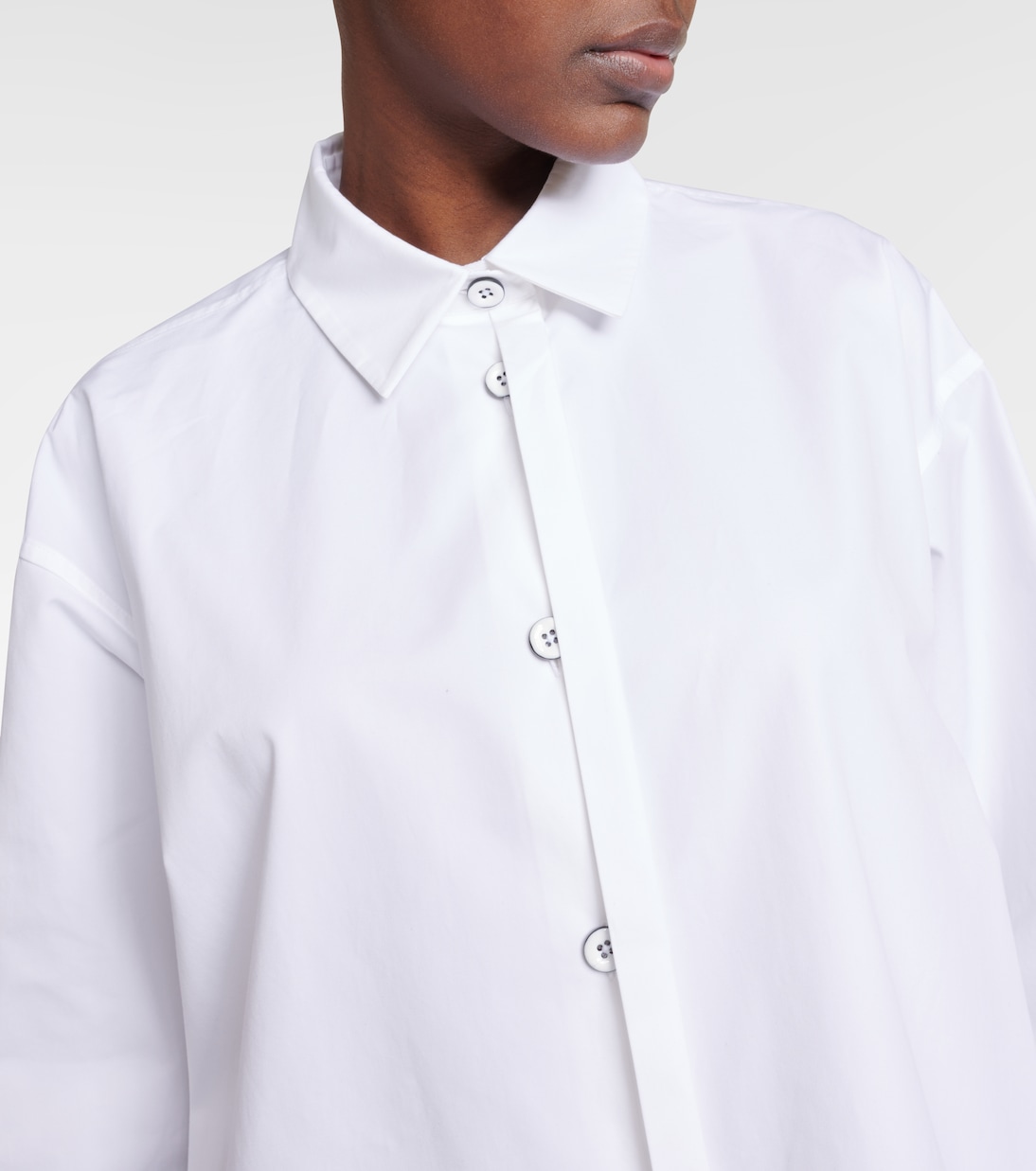 Cotton poplin shirt | Jil Sander