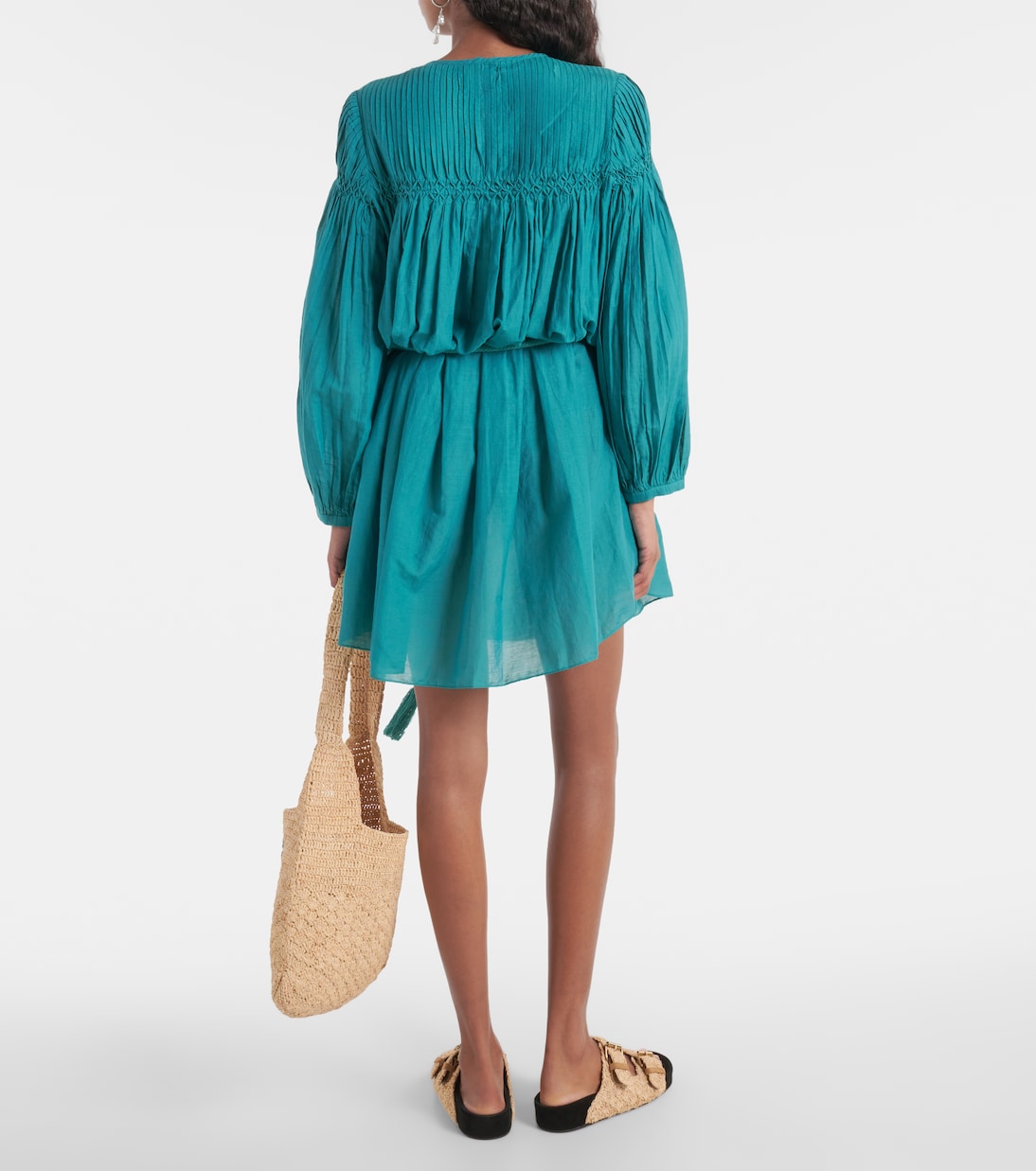 Vestido corto Adeliani de mezcla de algodón | Marant Etoile