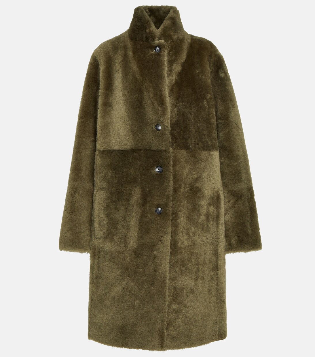 Manteau Brittany réversible en shearling et cuir | Joseph