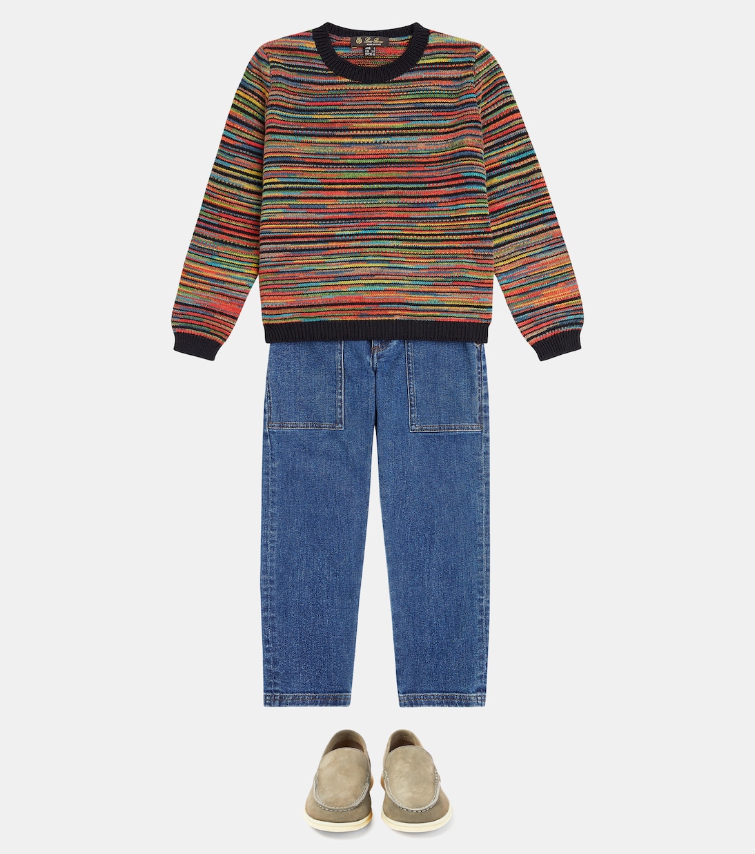 Mocassini Summer Walk in suede | Loro Piana Kids