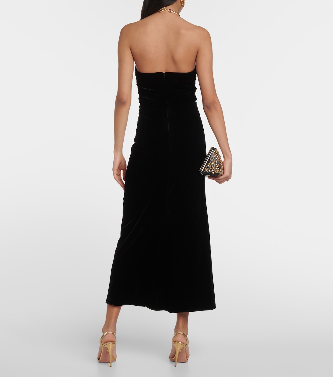 Midikleid Josette aus Samt | Veronica Beard