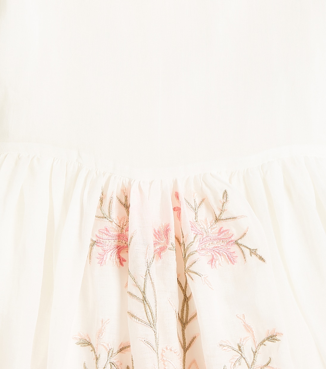 Besticktes Kleid aus Leinen | Petite Amalie  