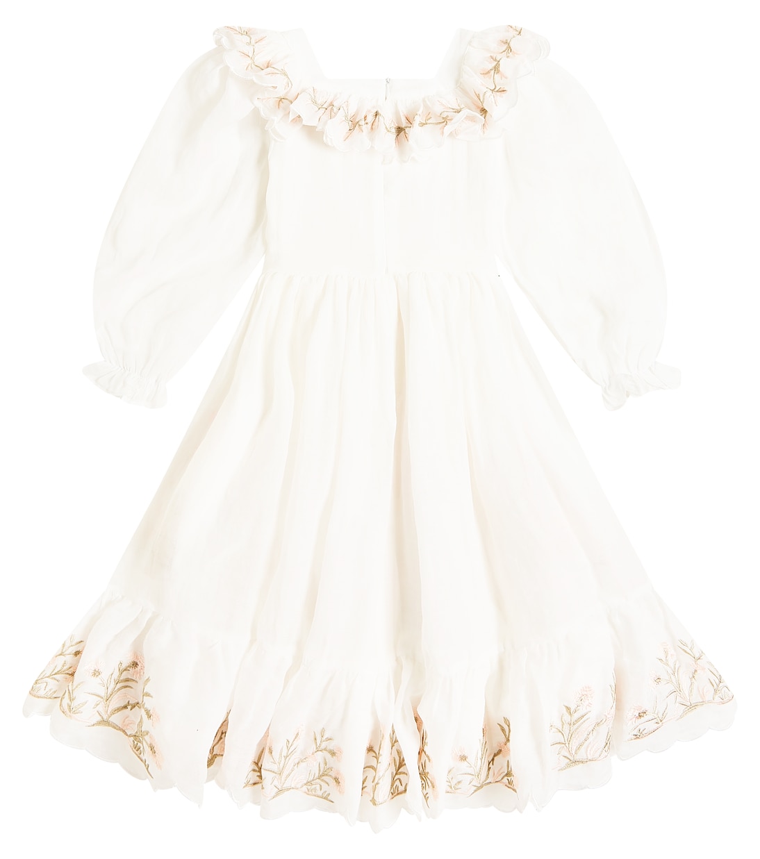 Besticktes Kleid aus Leinen | Petite Amalie  