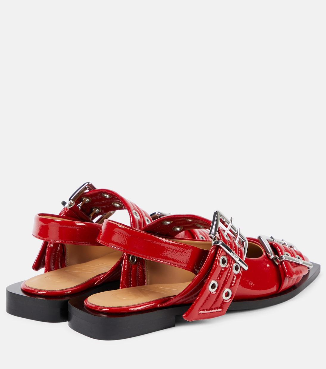 Ballerine slingback in similpelle | Ganni