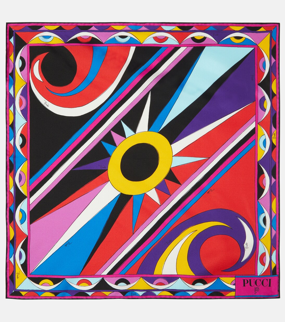Cigni silk twill scarf | Pucci