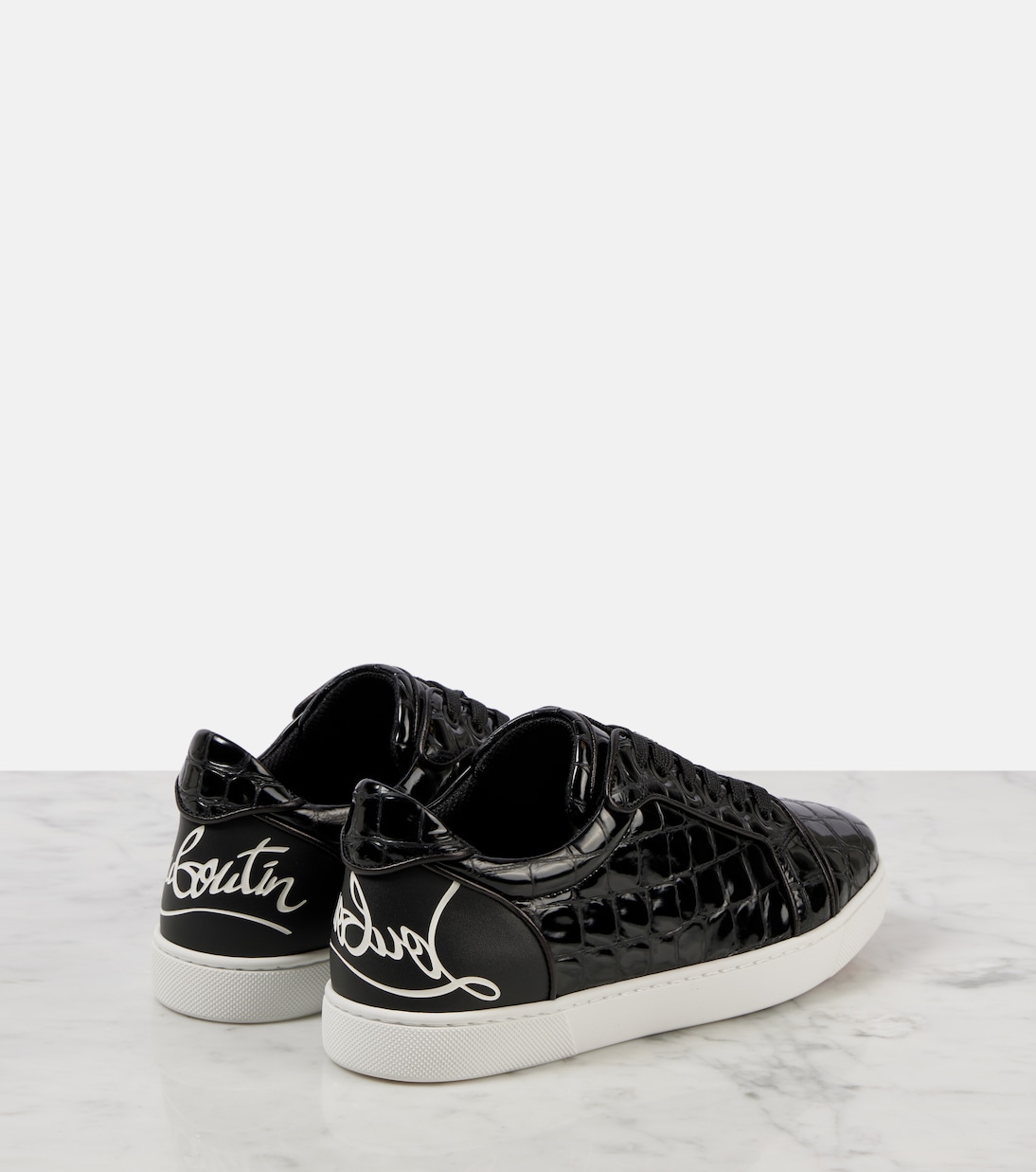 Sneakers Fun Vieira in pelle stampata | Christian Louboutin