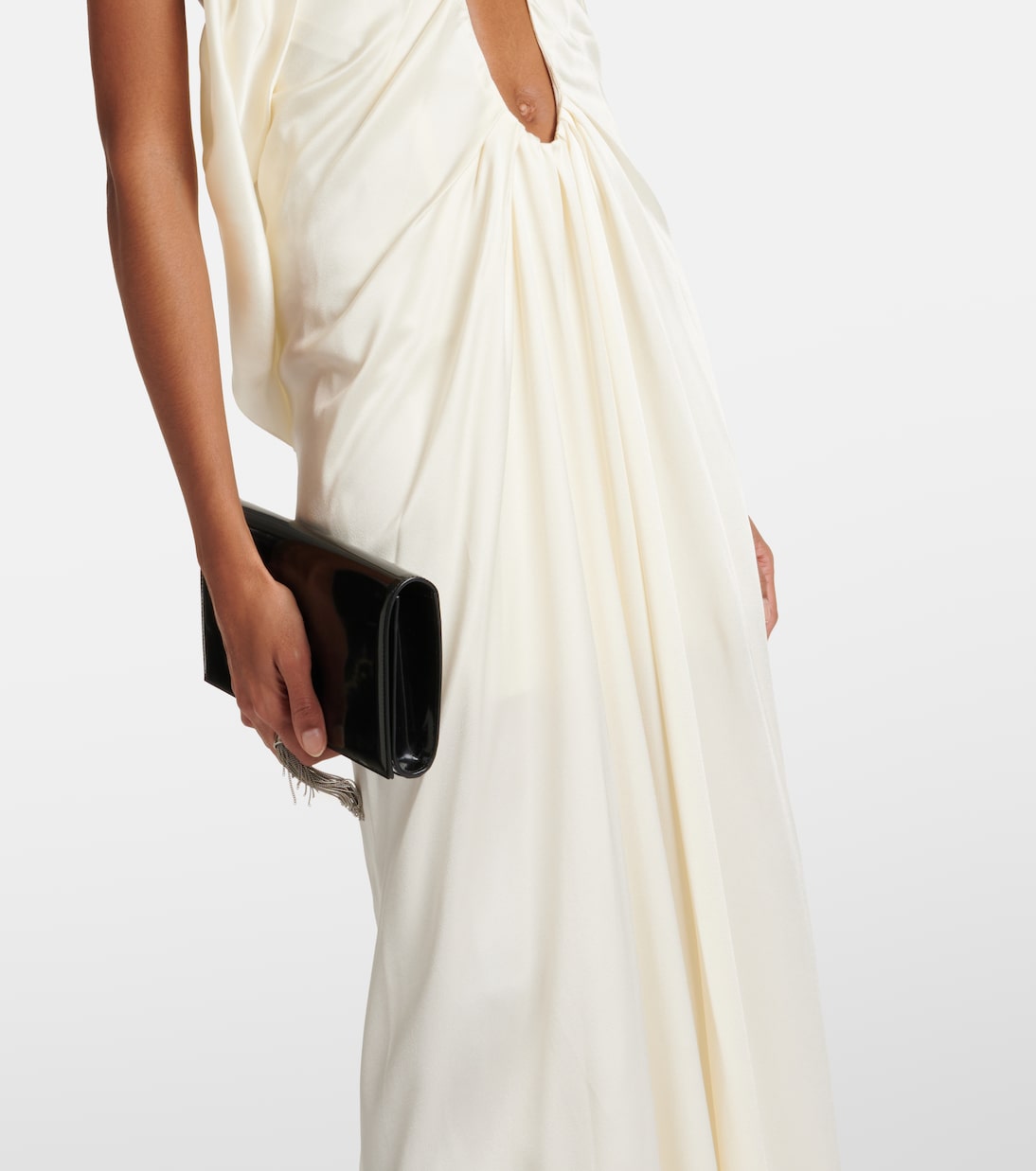 Cutout crêpe satin gown | Victoria Beckham