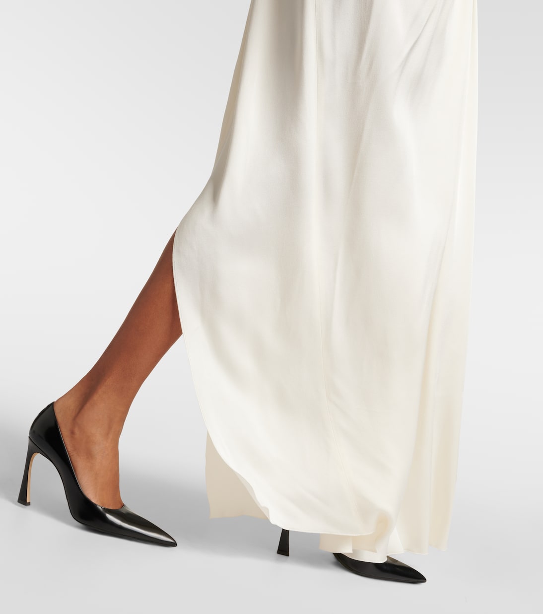 Cutout crêpe satin gown | Victoria Beckham