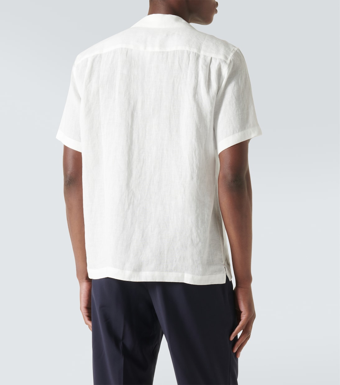 Maitan linen bowling shirt | Orlebar Brown