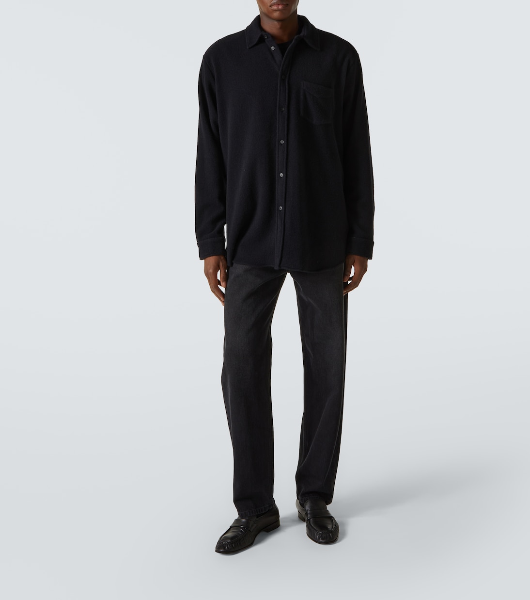 Camicia Ezra in misto cashmere | The Row