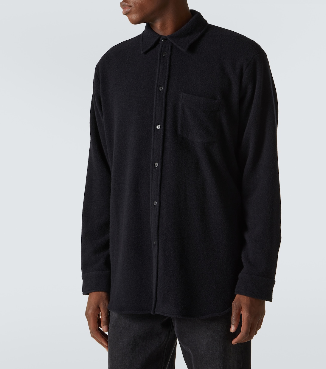 Camicia Ezra in misto cashmere | The Row