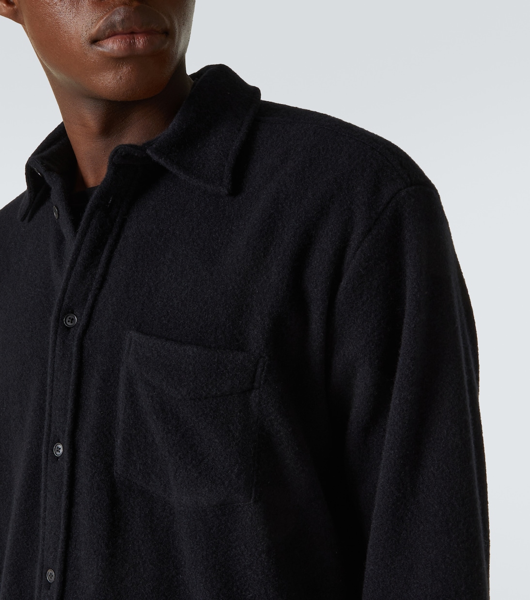 Camicia Ezra in misto cashmere | The Row