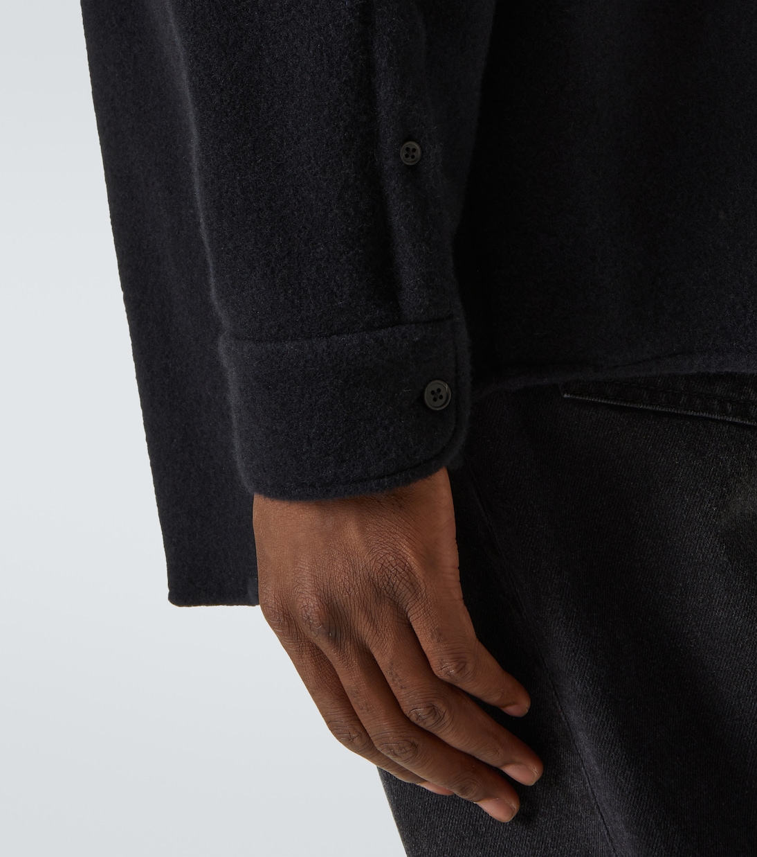 Camicia Ezra in misto cashmere | The Row