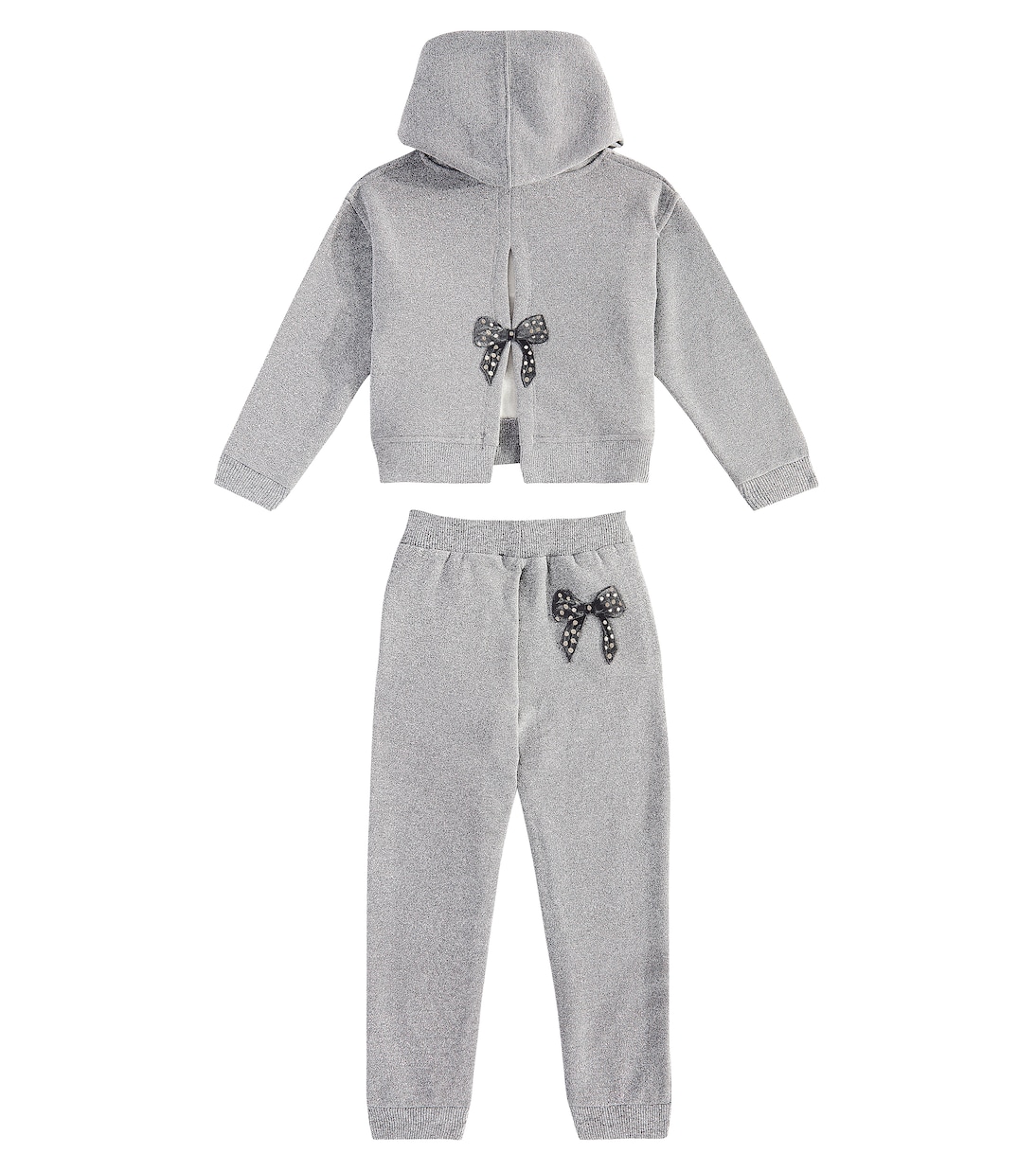 Printed jersey sweatshirt and sweatpants set | Monnalisa