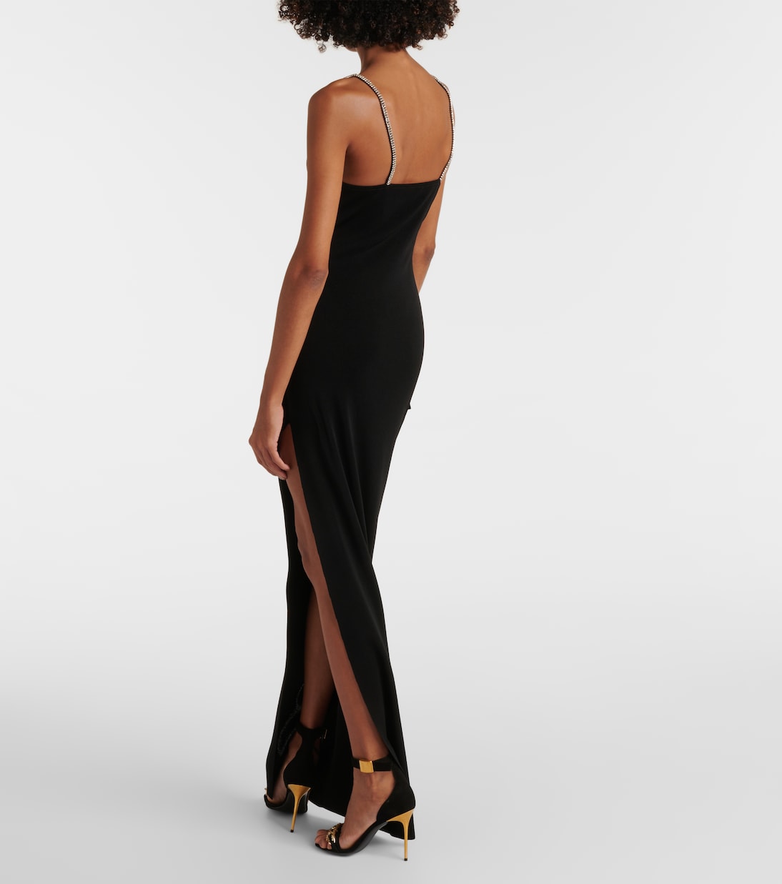 Robe longue à cristaux | Balmain