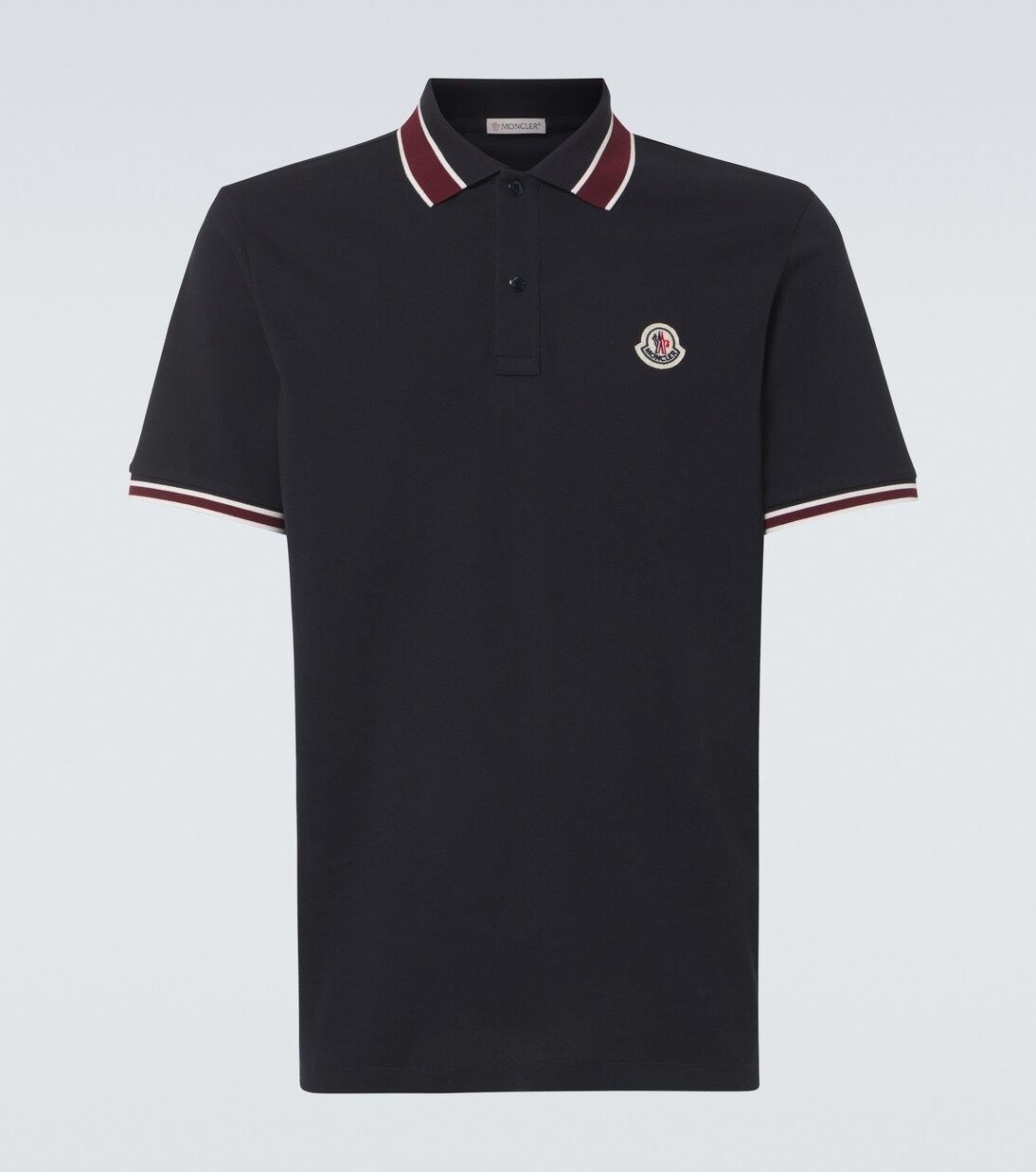 Polo en coton à logo | Moncler