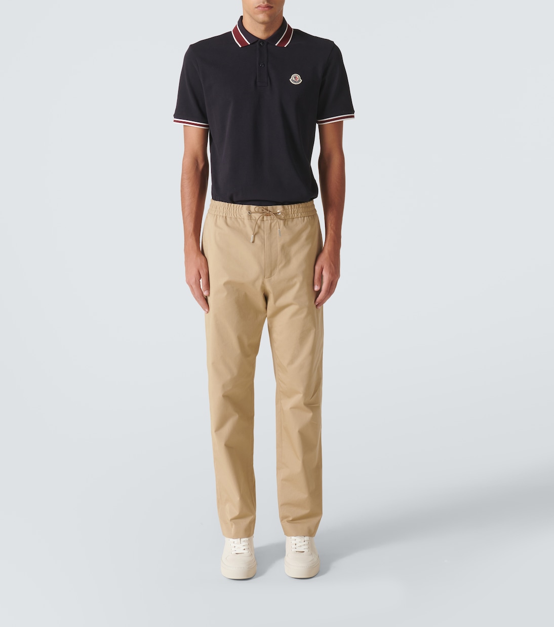 Polo en coton à logo | Moncler
