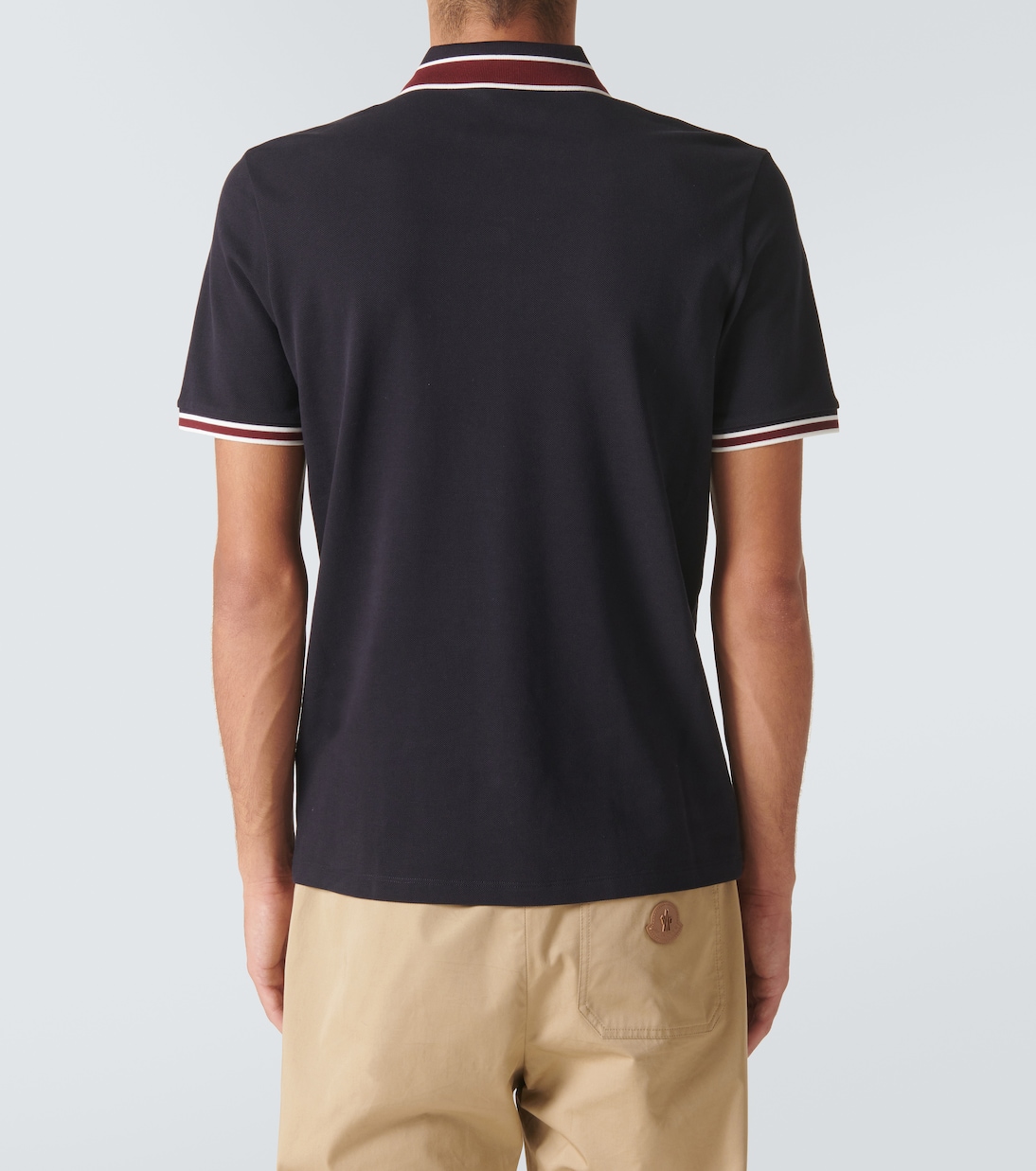 Polo en coton à logo | Moncler