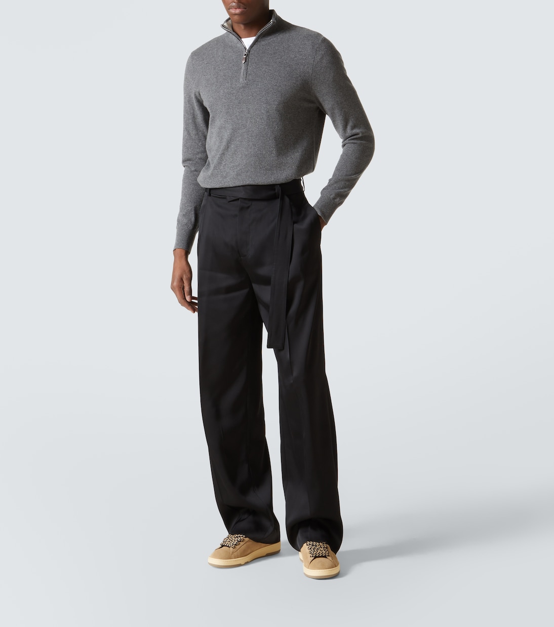Baskets Curb Lite en daim | Lanvin