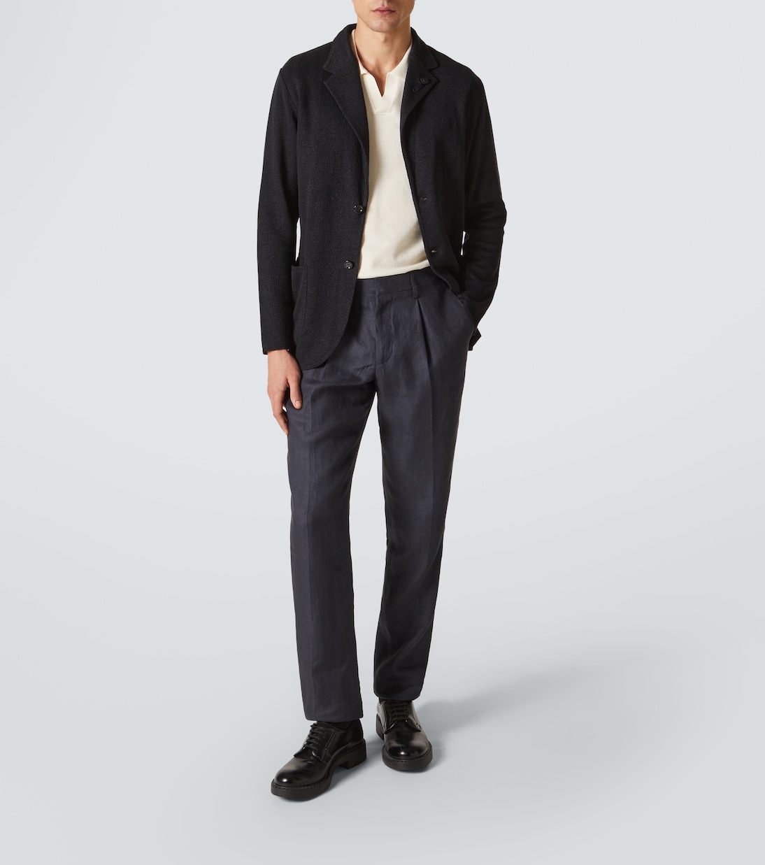 Polo de seda y algodón | Ralph Lauren Purple Label