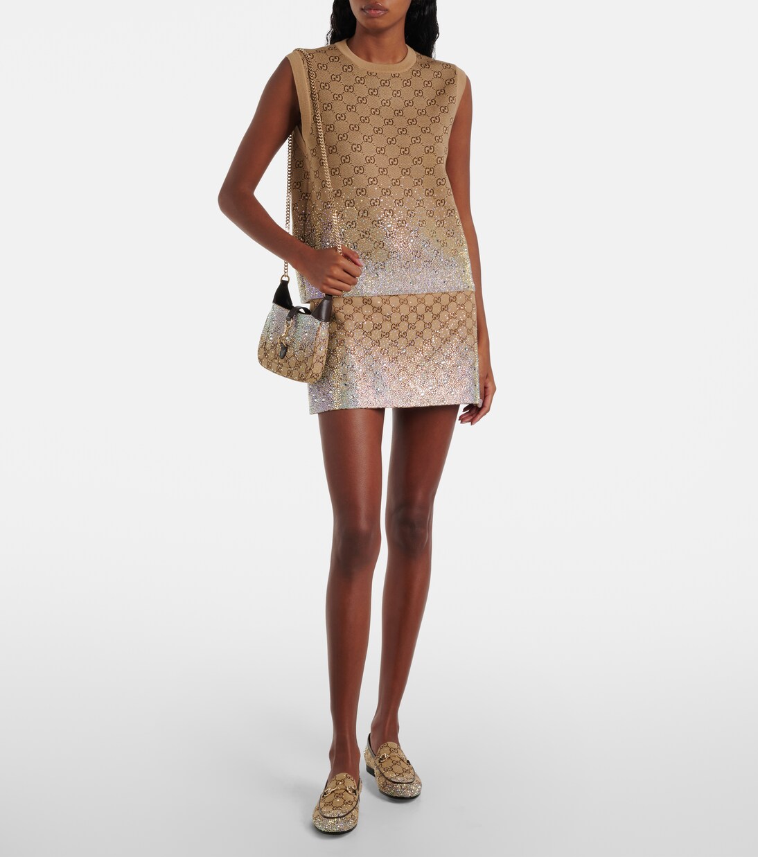 Jordaan GG Canvas embellished loafers | Gucci