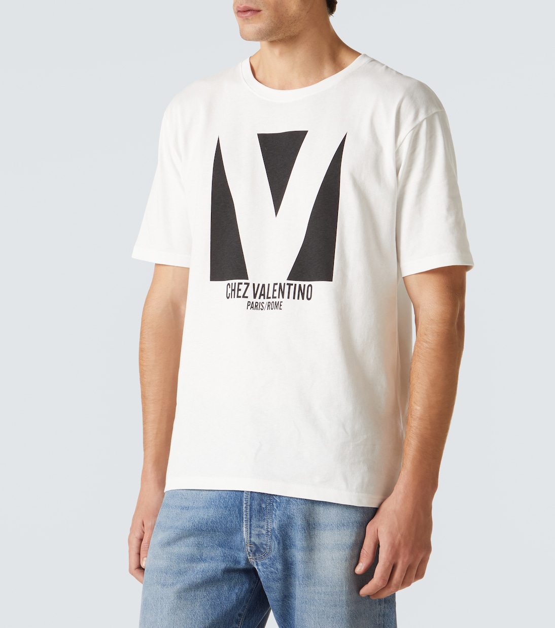 T-shirt Chez Valentino en coton | Valentino