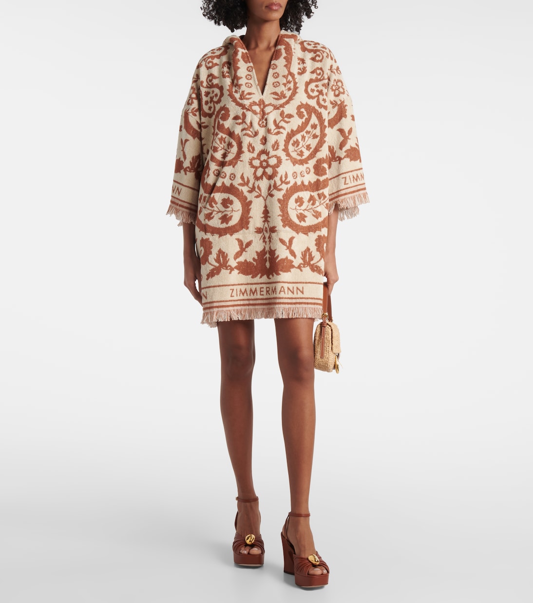 Vestido de playa Wylie Hooded de felpa | Zimmermann