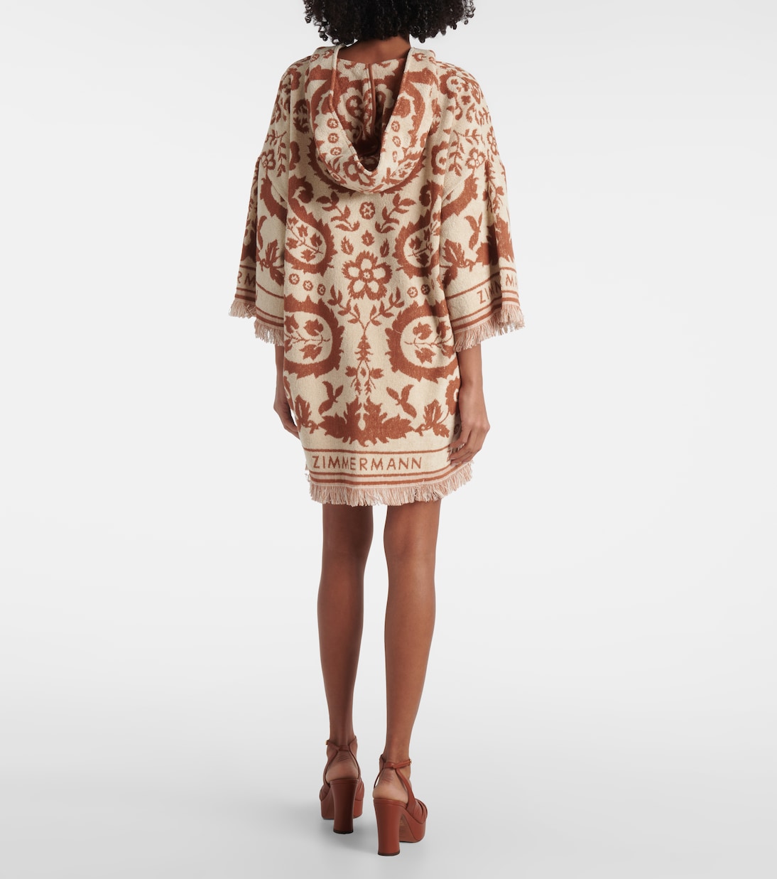 Vestido de playa Wylie Hooded de felpa | Zimmermann