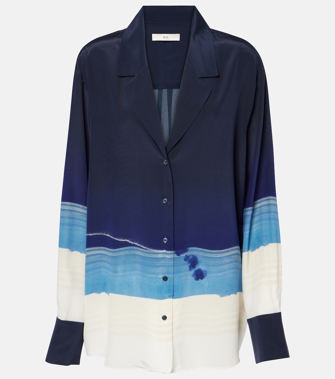 Camicia Mariner in seta crêpe de chine | SIR