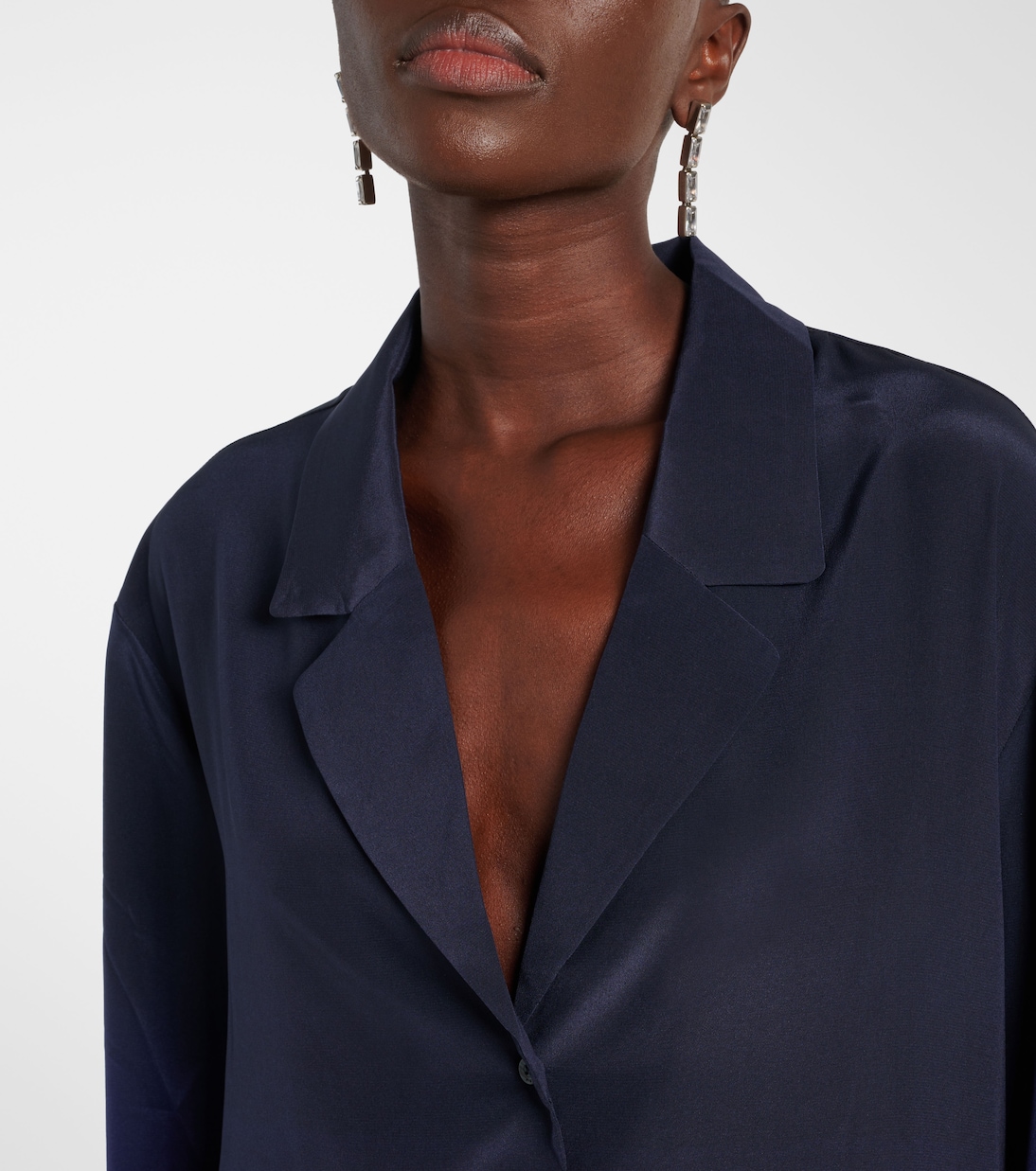 Camicia Mariner in seta crêpe de chine | SIR