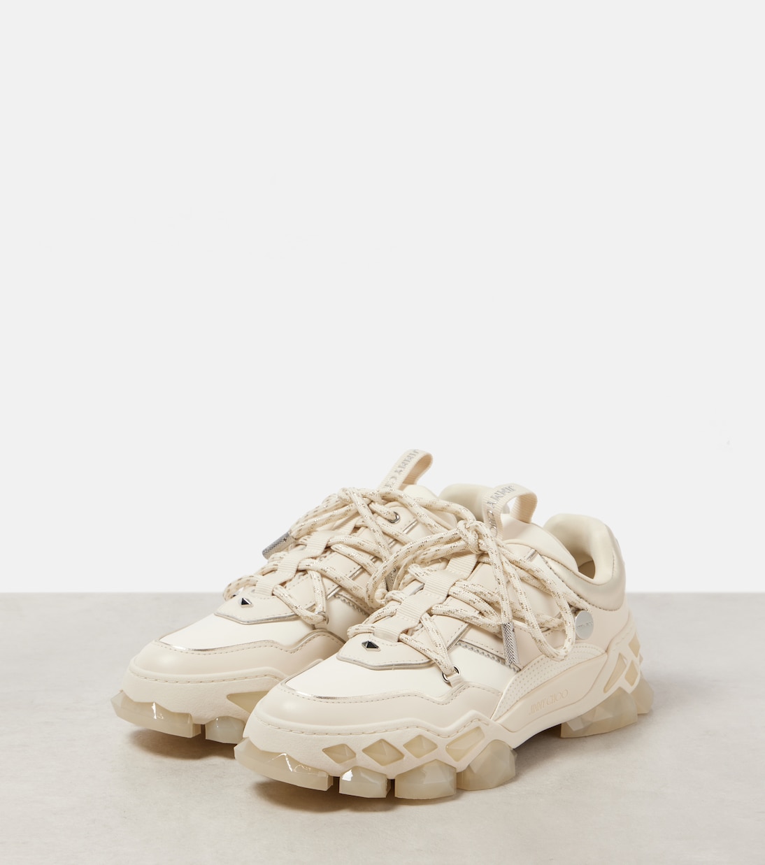 Sneakers Diamond X II F in pelle | Jimmy Choo