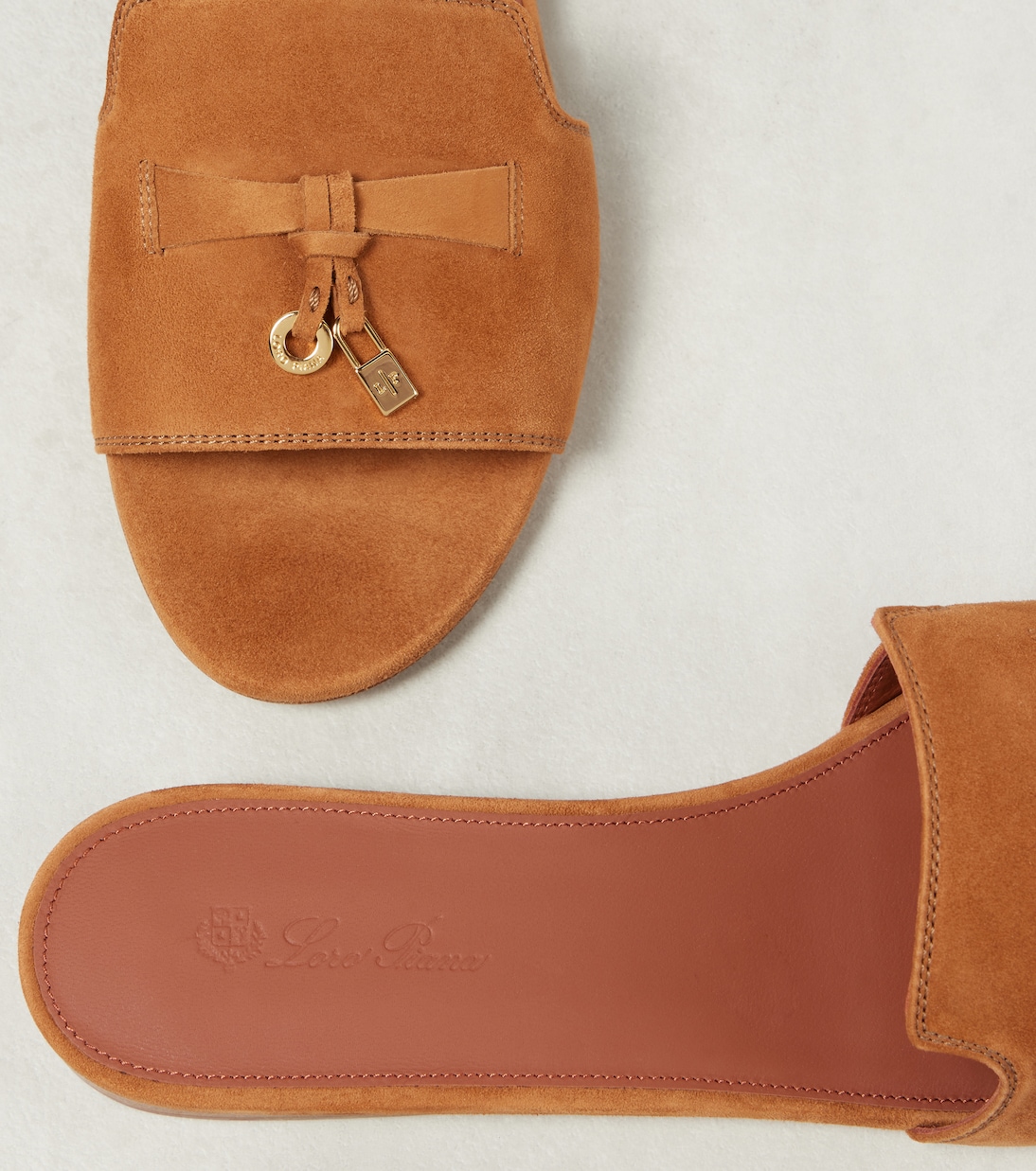 Sandales Summer Charms en daim | Loro Piana